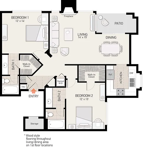 Floor plan Plan Q