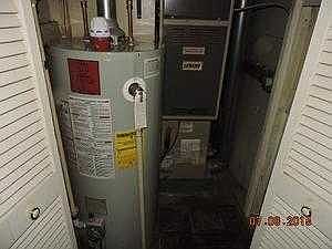 Furnace and hot water tank