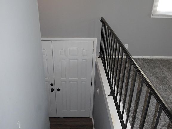 Front door from upper level
