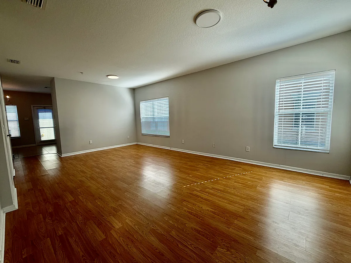 Large well lit Living Room with no neighbor to one side of you. - 13746 Daniels Landing Cir