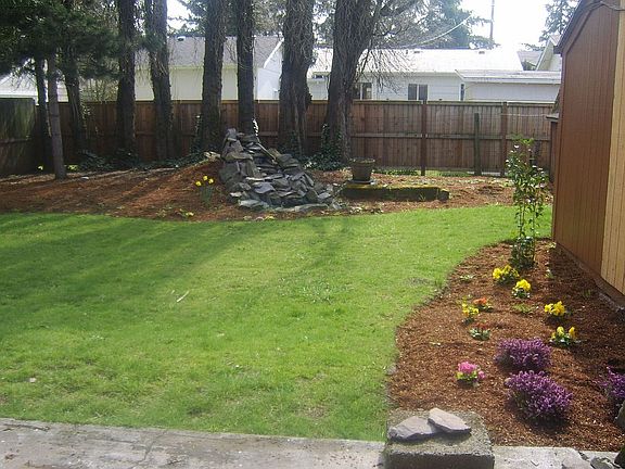 Large, Fenced Backyard