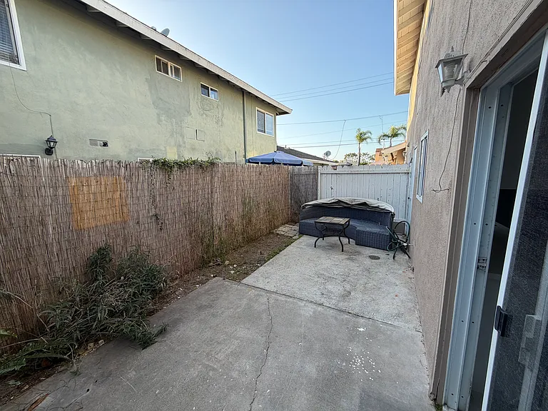 Back yard space