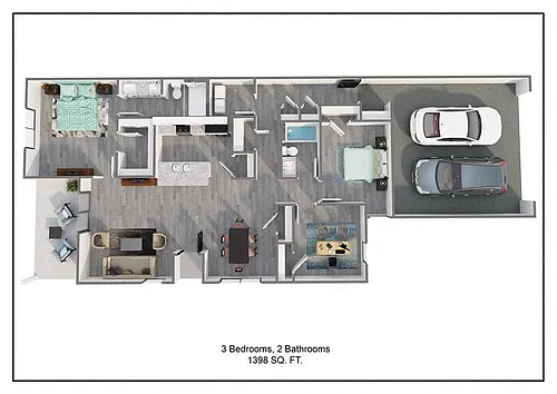 Floor plan 3 Bedroom