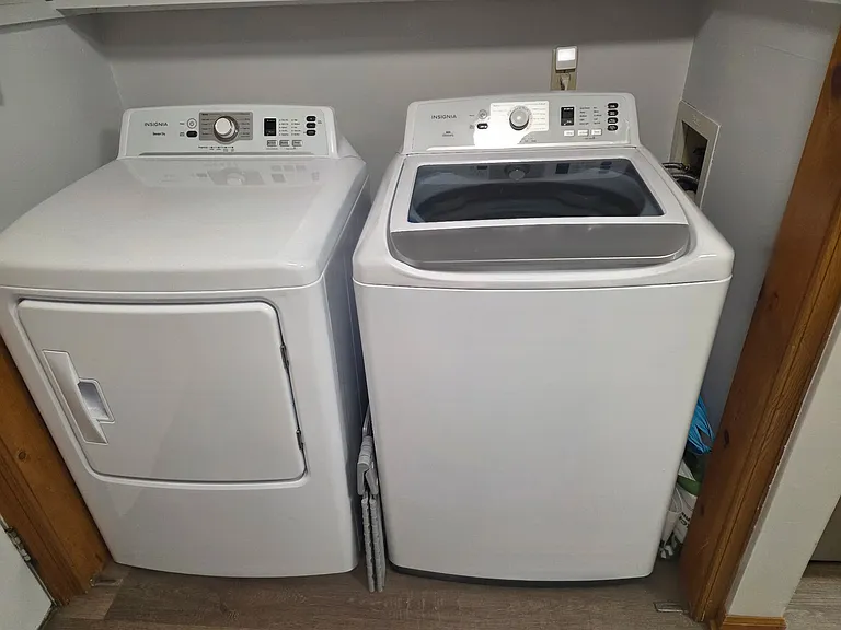1st floor laundry with washer and dryer.