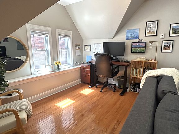 Plenty of space for designated office space with natural lighting.