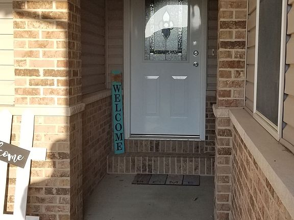 Welcoming brick entry
