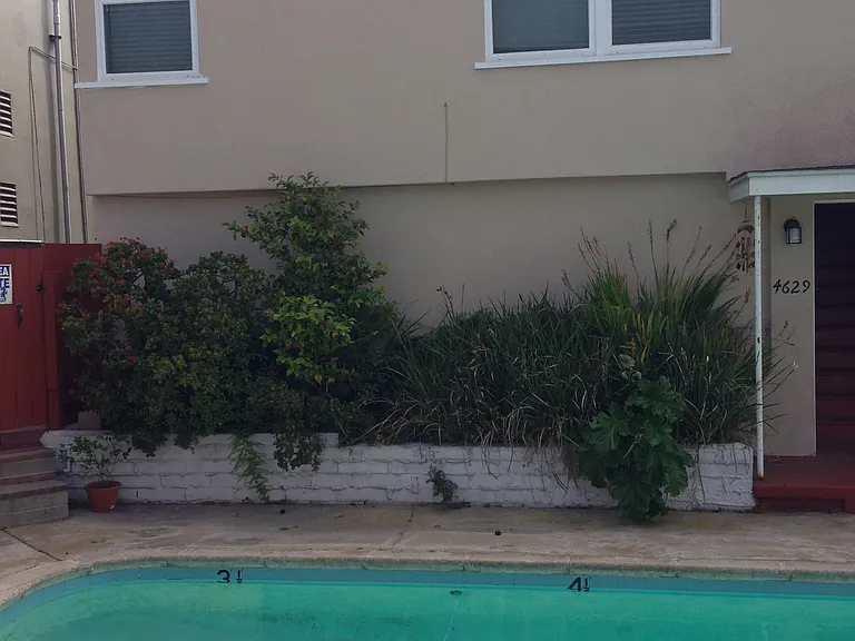 Swimming Pool. The apartment is directly above the swimming pool