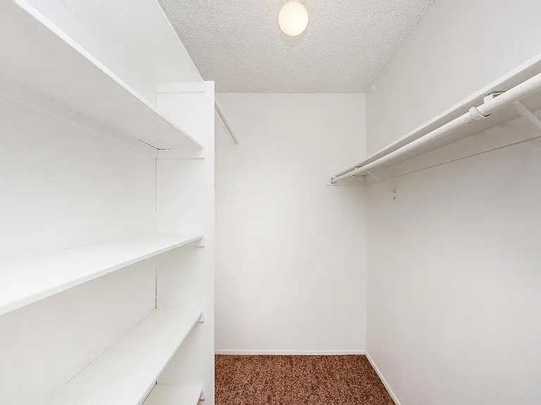 AMPLE CLOSET SPACE