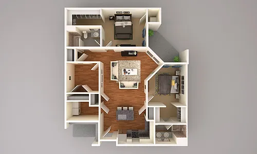 Floor plan Virgo (+ Den)