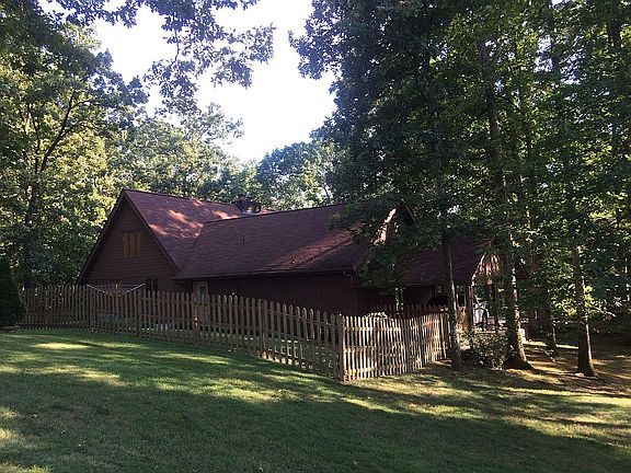 Back corner view and fence