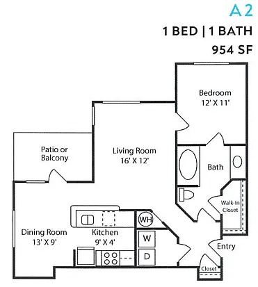 Floor plan A2 Classic