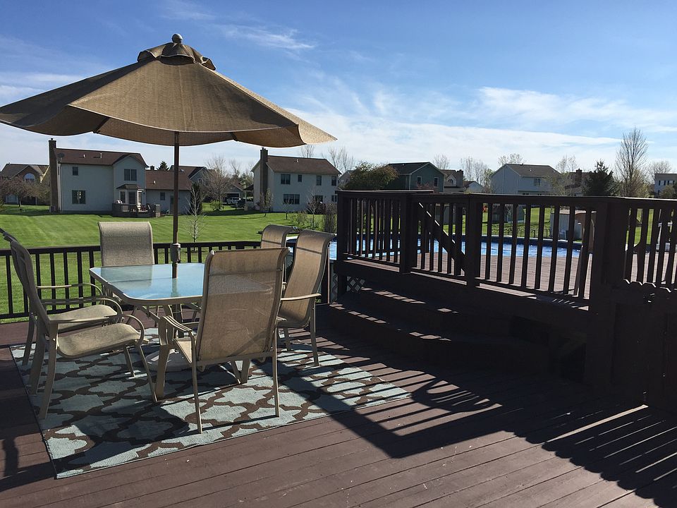 Deck & pool area