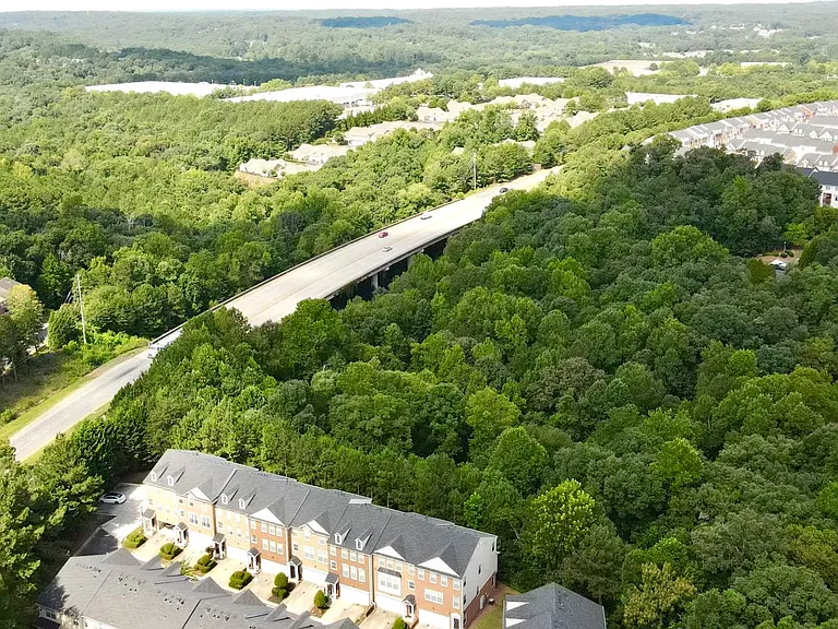 Surrounded by woods