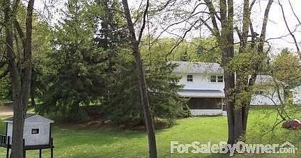 Rolling Back Yard. View from Hill Top : Top of our Sledding Hill View. Hunting Blind or Play House.M