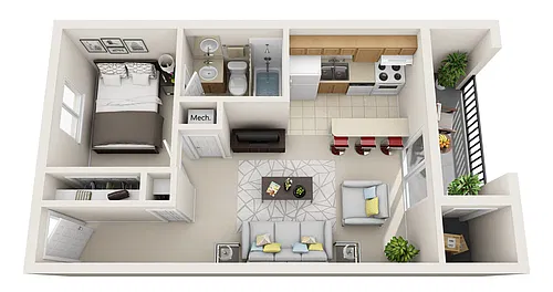 Floor plan A1 - Phase I