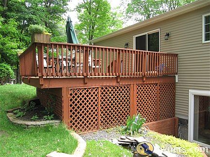 Deck was professionally refinished in 20122