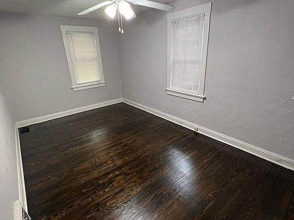 Beautifully refinished pine floors with a mocha stain