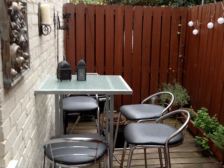indoor patio for grilling