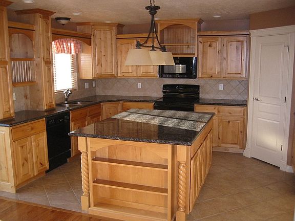 Kitchen with granite counter tops
