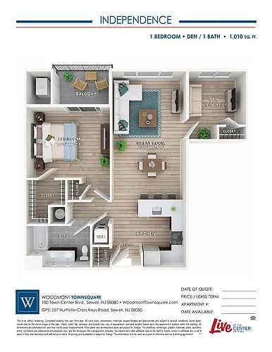 Floor plan Independence