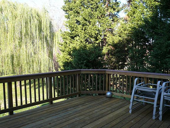 HUGE Deck Backs To Trees