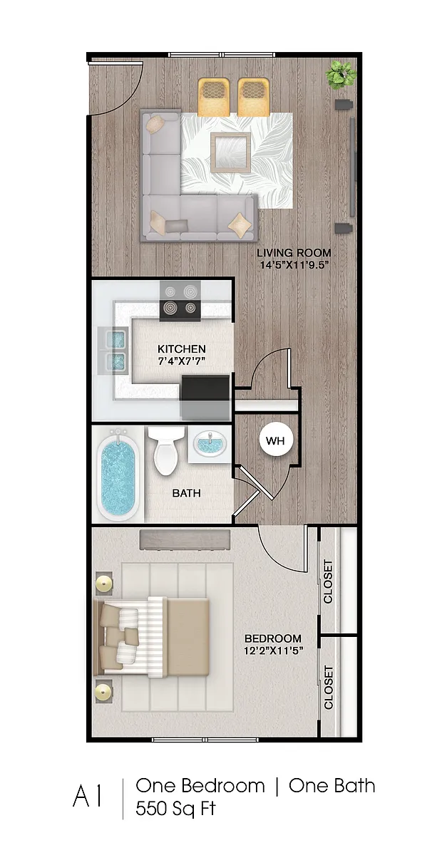 Floor plan A1