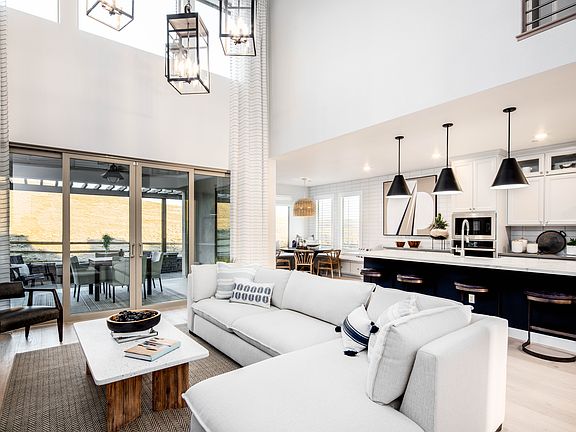 Great Room To Kitchen Dining Area