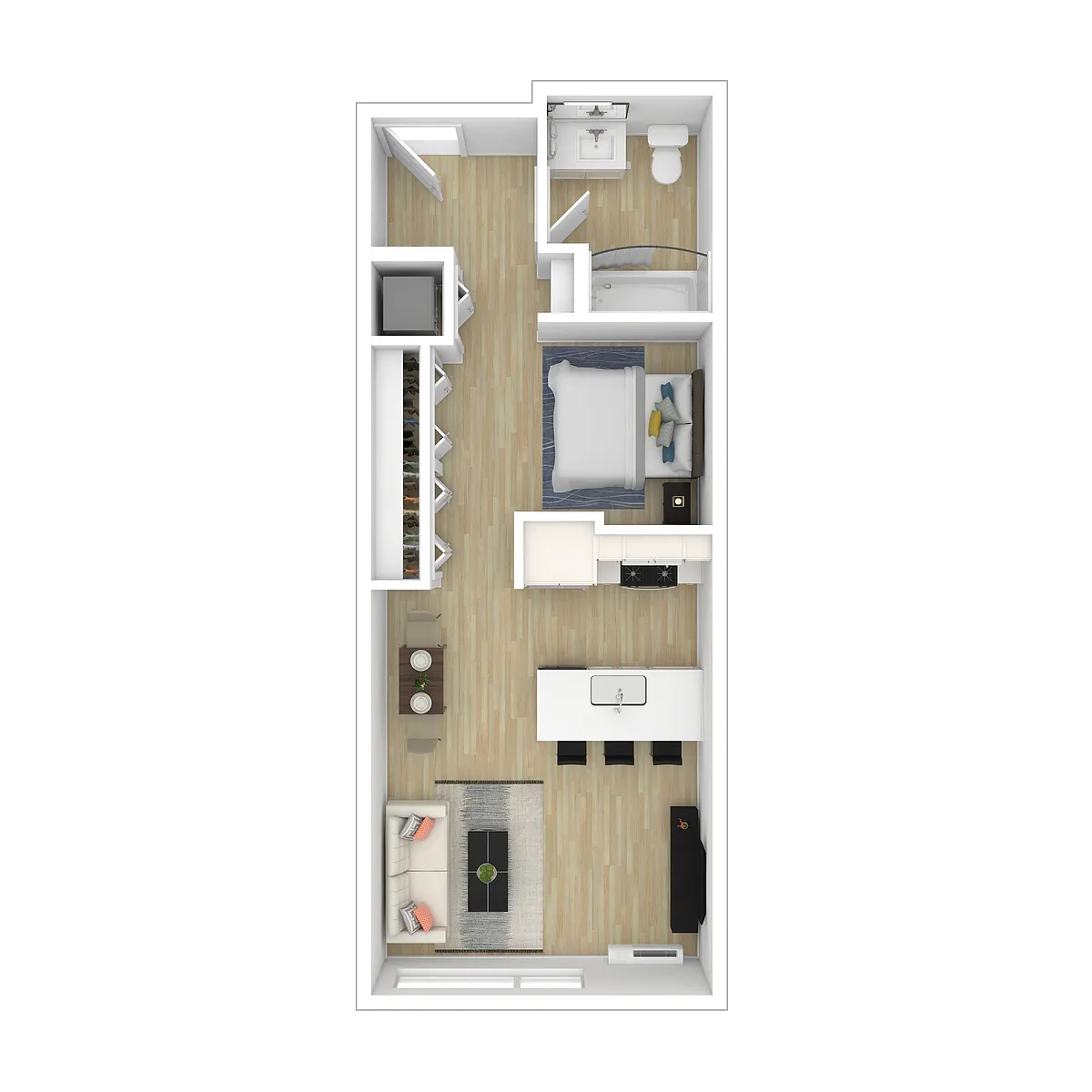 Floor plan Studio_e2.1