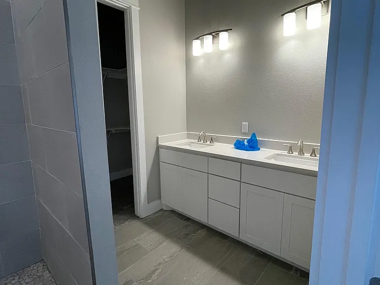 Master bath - double vanity