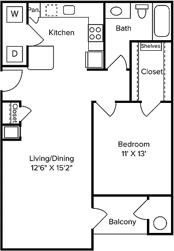 Floor plan A2A