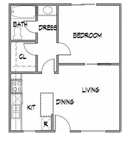 Floor plan Studio