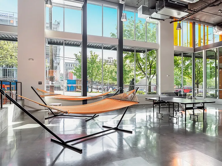 Ground Floor Ping Pong and Hammocks