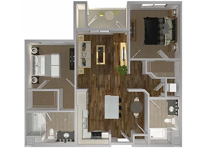 Floor plan B2