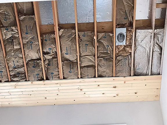 Wood ceiling