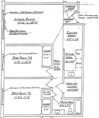 Floor plan Apartment floorplan