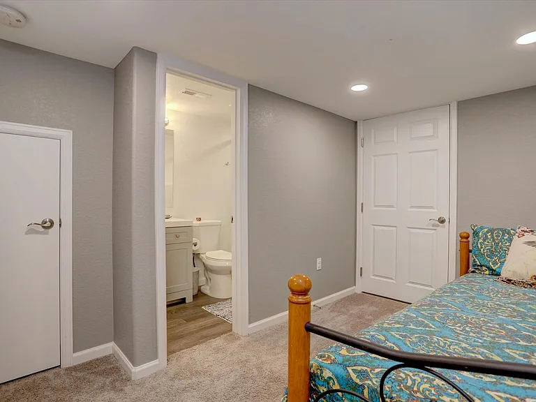 downstairs bedroom and bath