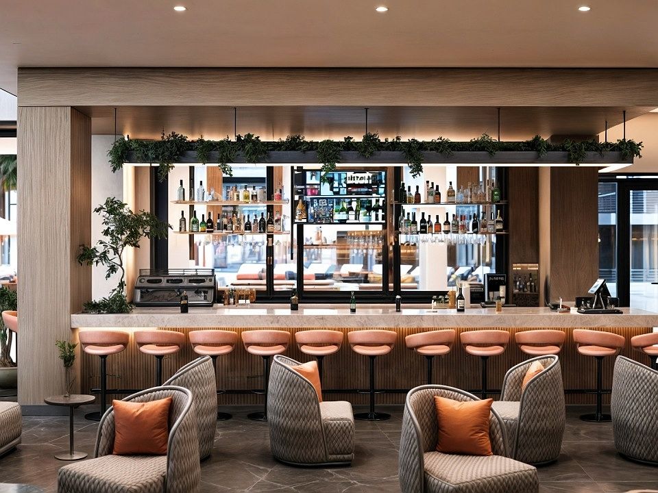 Lobby bar at Otonomus Las Vegas