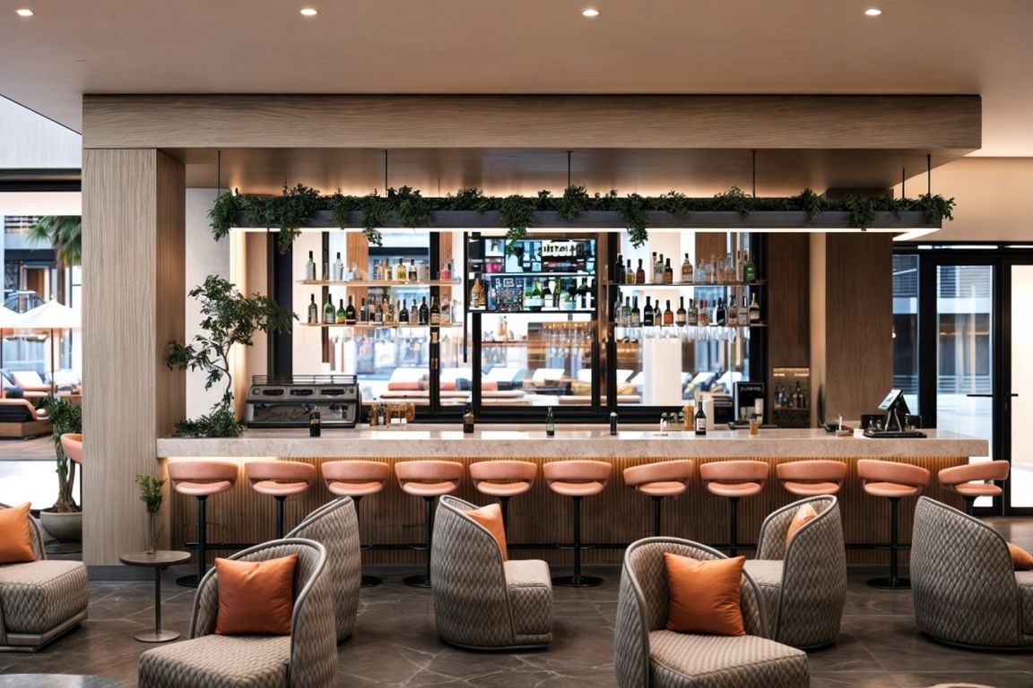 Lobby bar at Otonomus Las Vegas