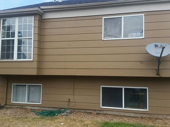 View the back of the house