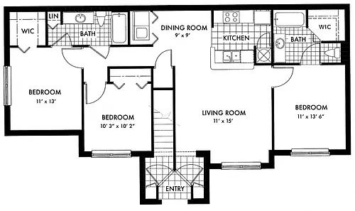 Floor plan Windsor C2A