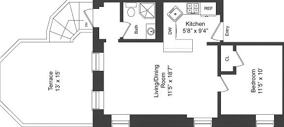 2nd image of 127 E 39th St APT 1W