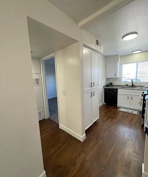 Lot's of cabinetry.