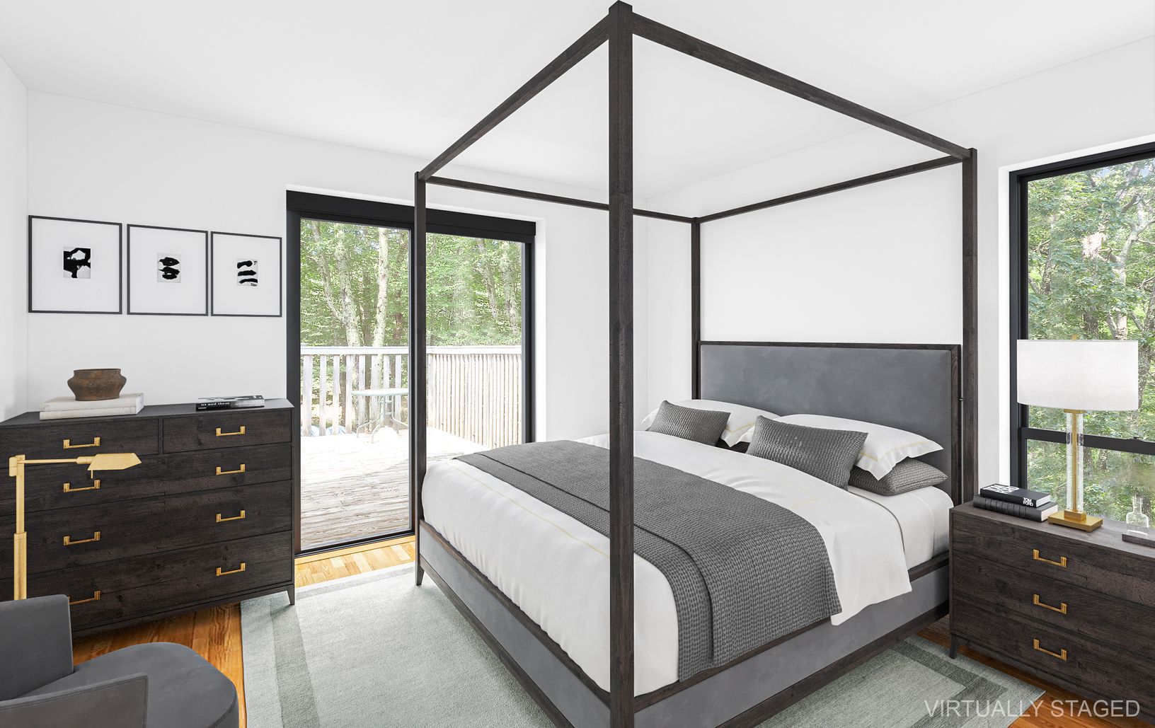  Virtual Staging of Bedroom