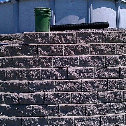 Pool Retaining Wall 2014