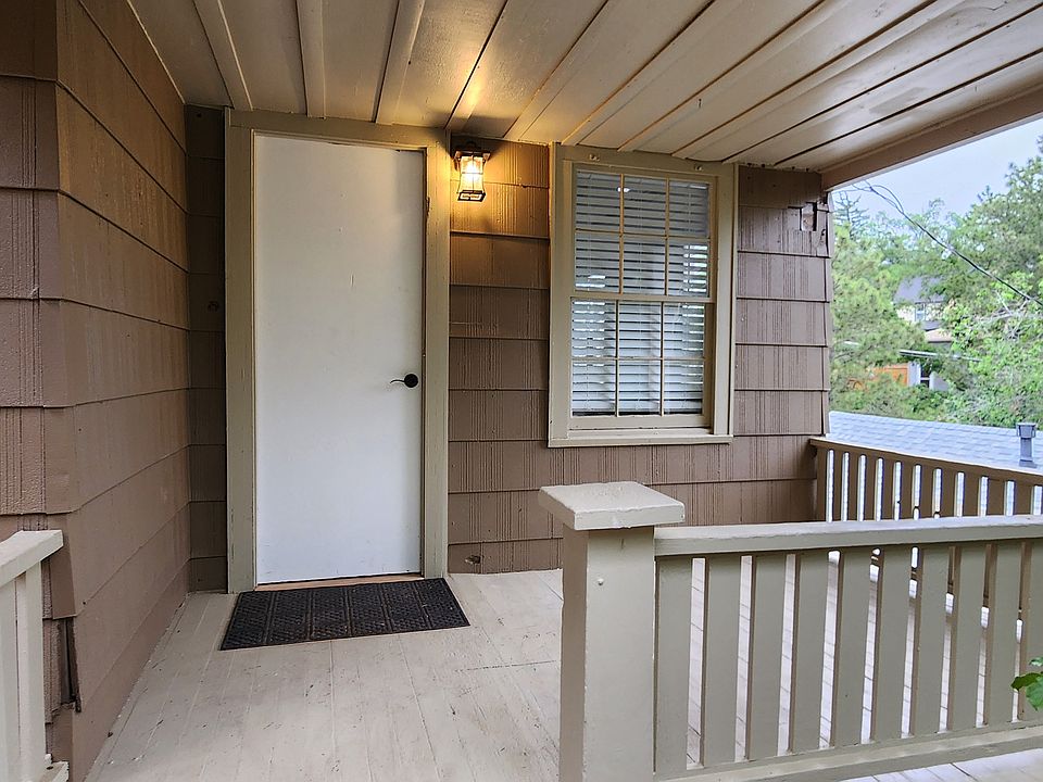 Beautiful front porch to enjoy nature from.