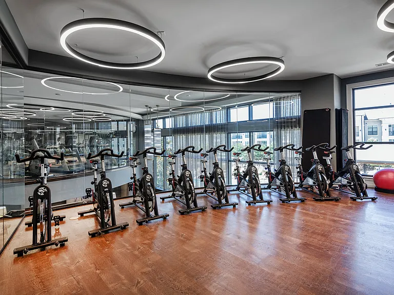 Cycling and Yoga Studio at The Hendry Apartments