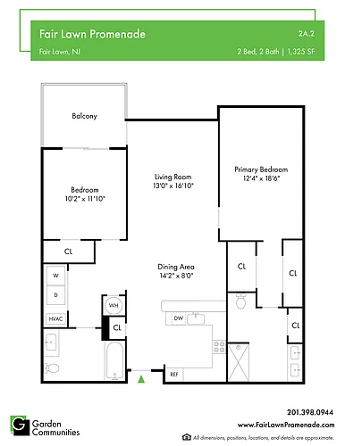 Floor plan $2.92/sq.ft. - 2A.2