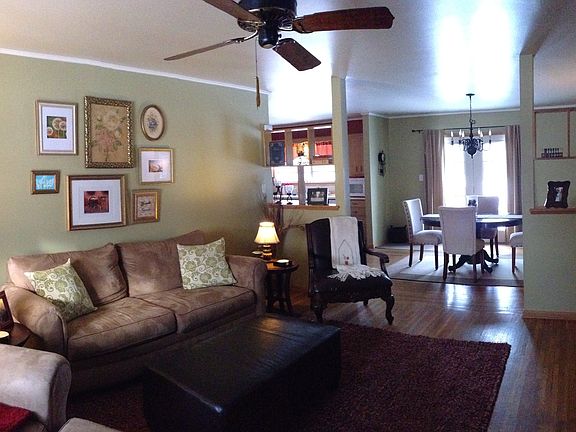 View from front door walking in