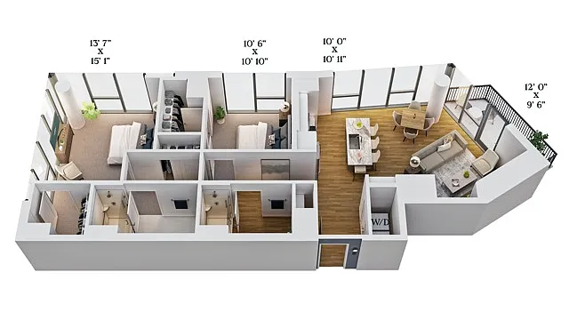 Floor plan C32