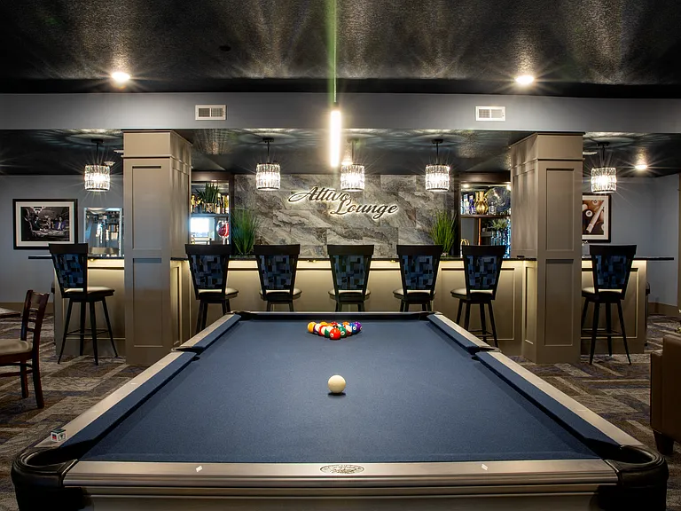 Pool Table in the Lounge